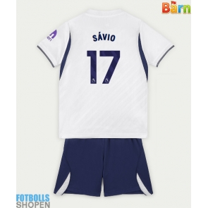 Billiga Tottenham Hotspur Savio #17 Hemmatröja Barn 2026-27 Kortärmad (+ Korta byxor)